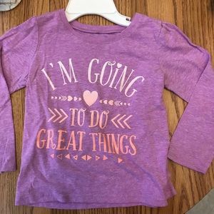 Long sleeve girls shirt